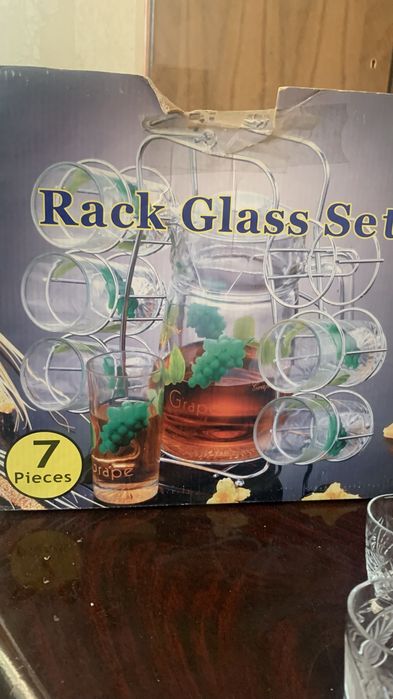 Набор посуды стаканы графин