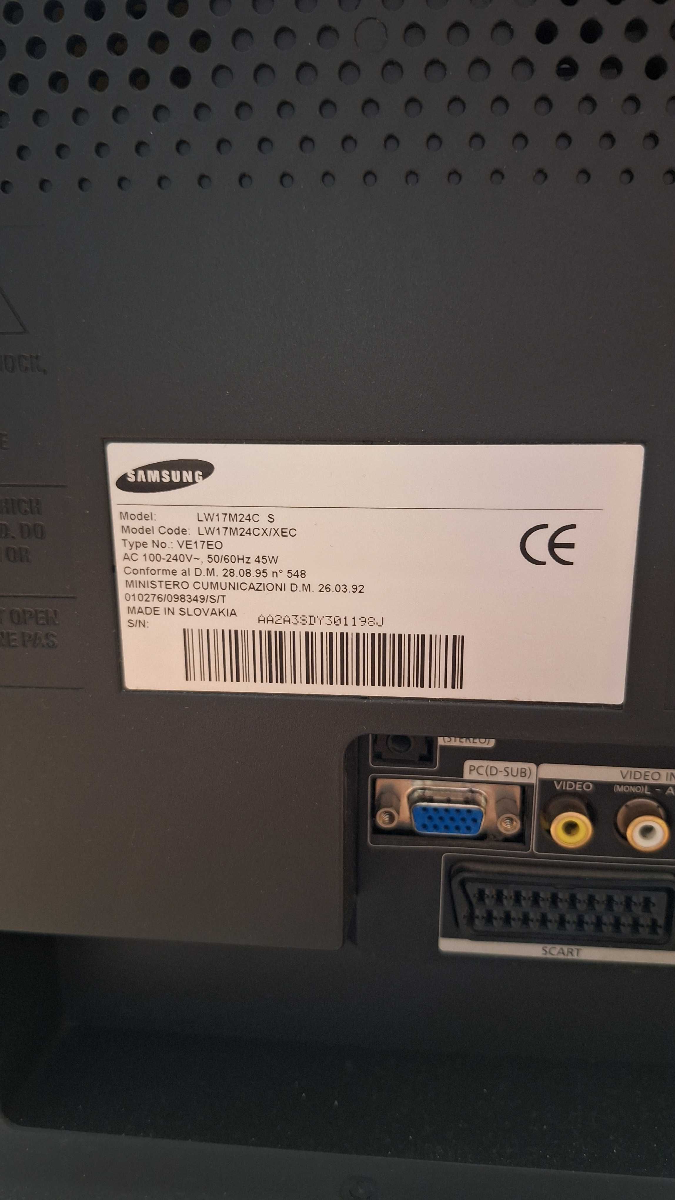 Monitor/TV Samsung 17inch