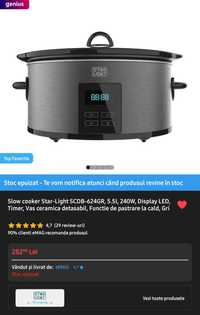 Vând slow cooker