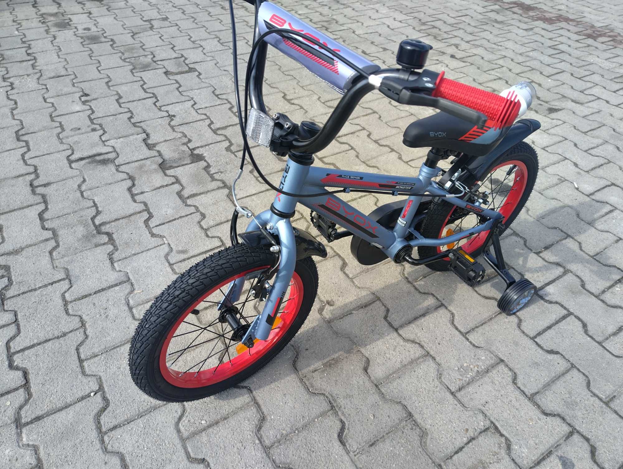 BYOX Велосипед 16" MONSTER сив