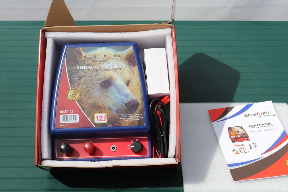 Aparat gard electric generator de impulsuri 12 Joule 12V/220V Germany