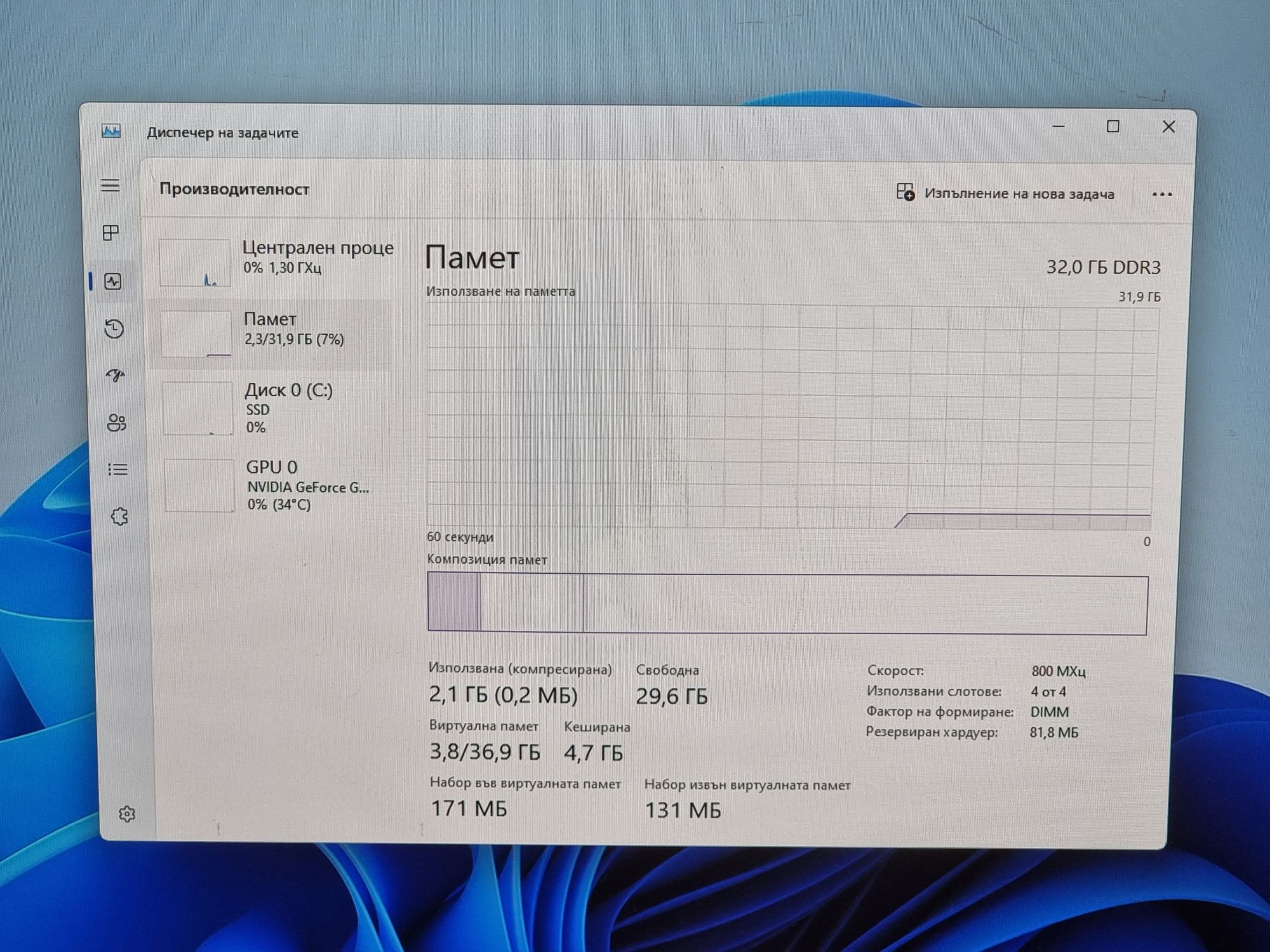 Геймърски Компютър/I7 4930K/32GB RAM/SSD-512GB/GTX 1060 6GB