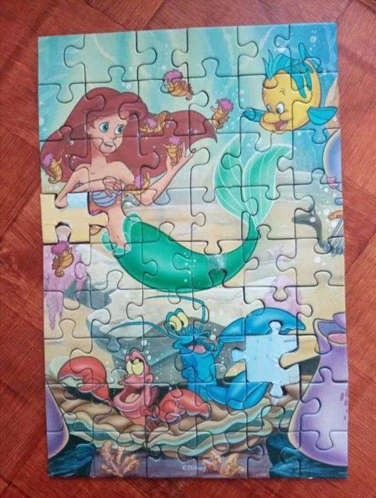 Пъзели 104+54 части+ игра думи по букви