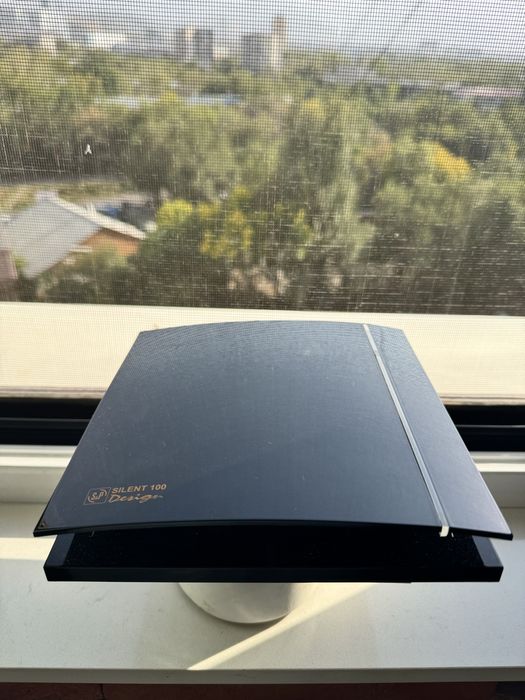 Вытяжной вентилятор Soler&Palau SILENT-100 CZ BLACK DESIGN-4C черный