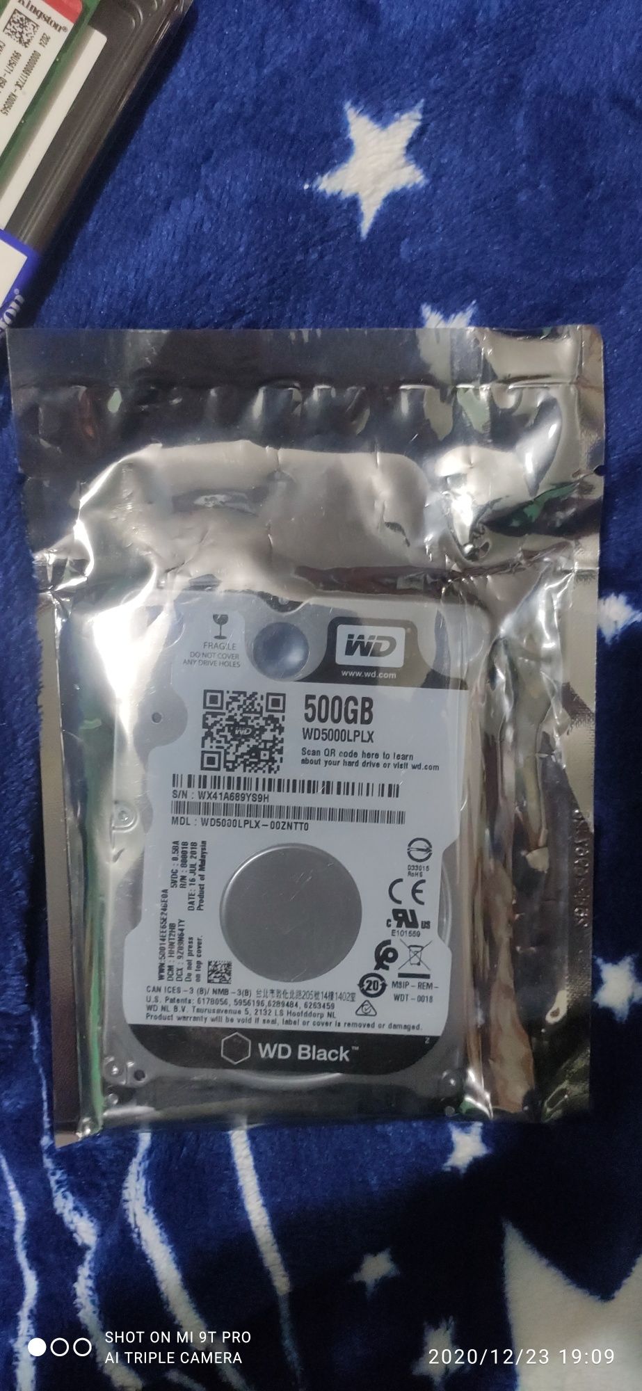 Hdd 500Gb , memorie RAM de laptop și de computer  noi sigilate