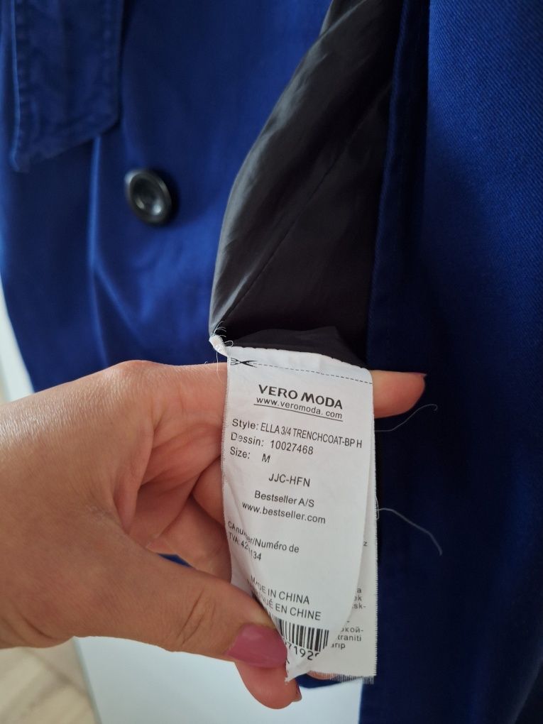 Trenci Vero Moda albastru, M