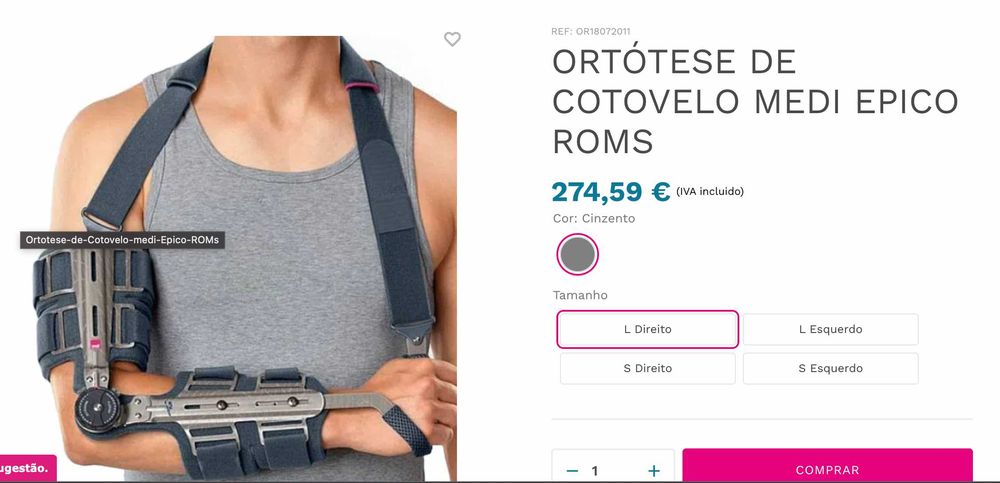 Orteza BRAT DREPT medi Epico ROM's Germany