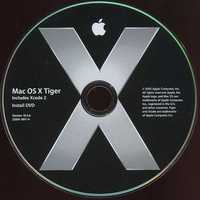 Mac OS X 10.4 Tiger Retail DVD - recovery disk - powermac G5