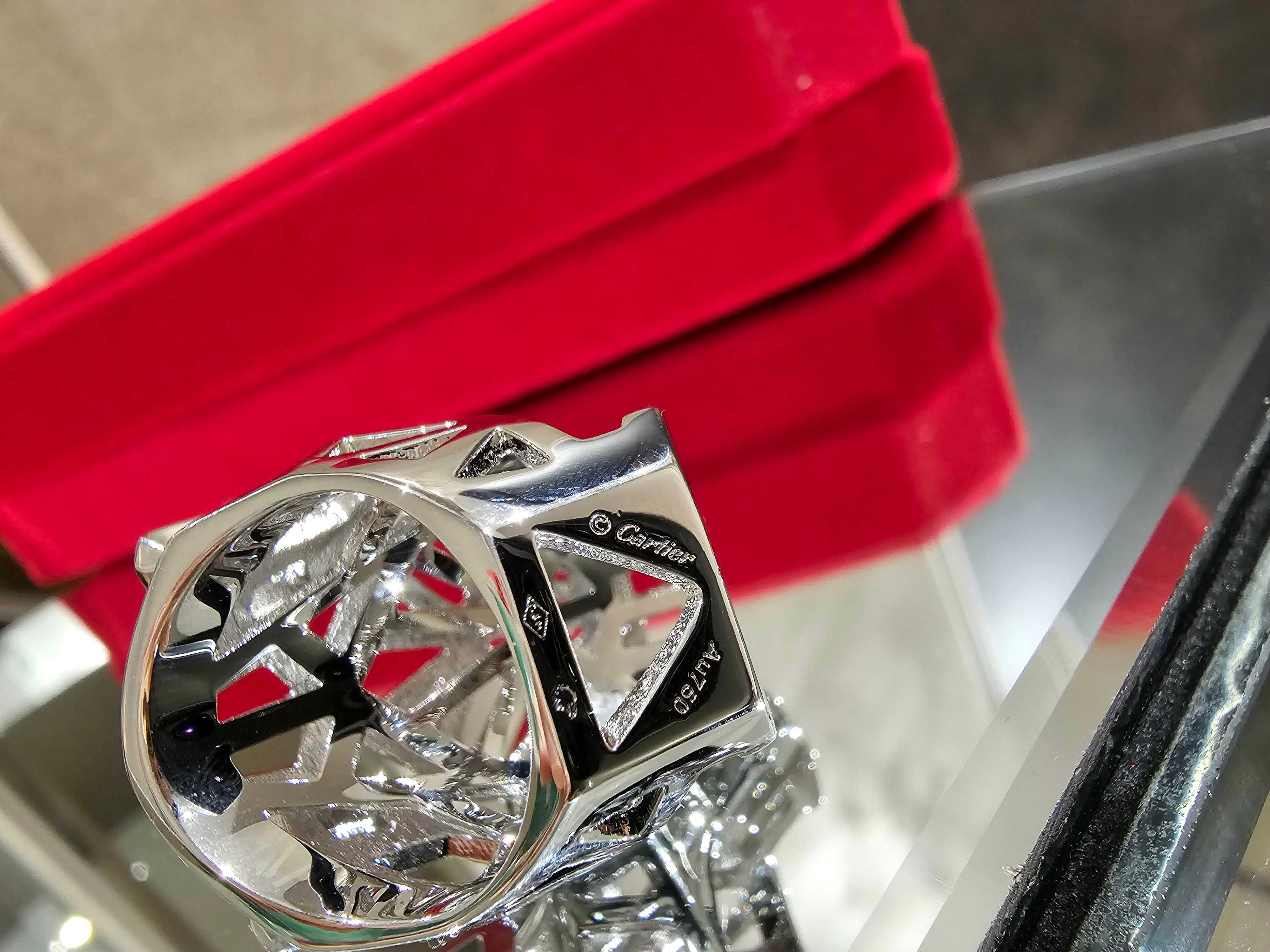 CARTIER Panthere de Cartier White Gold Large Пръстен