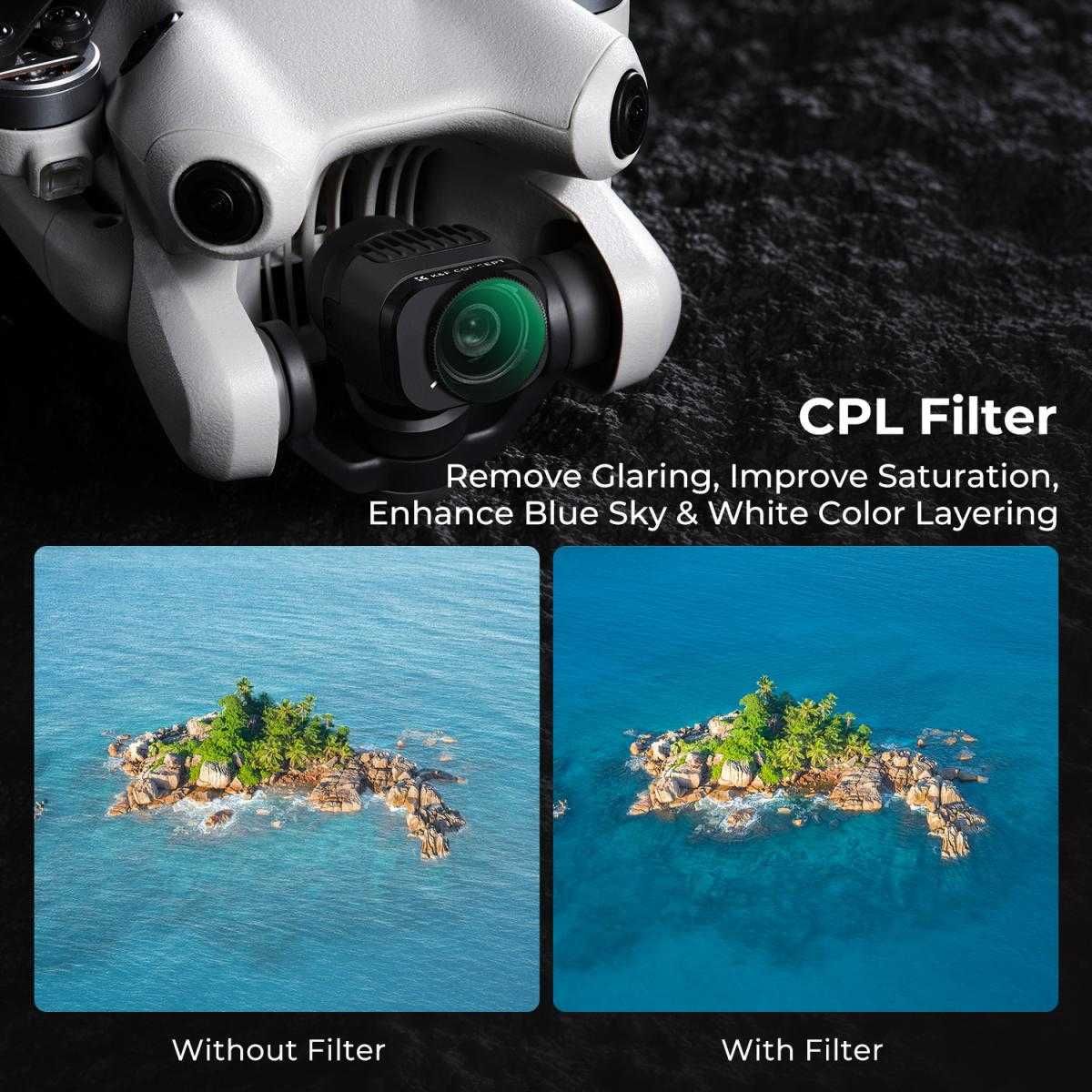 UV CPL ND Филтри K&F Concept за DJI Mini 4 Pro