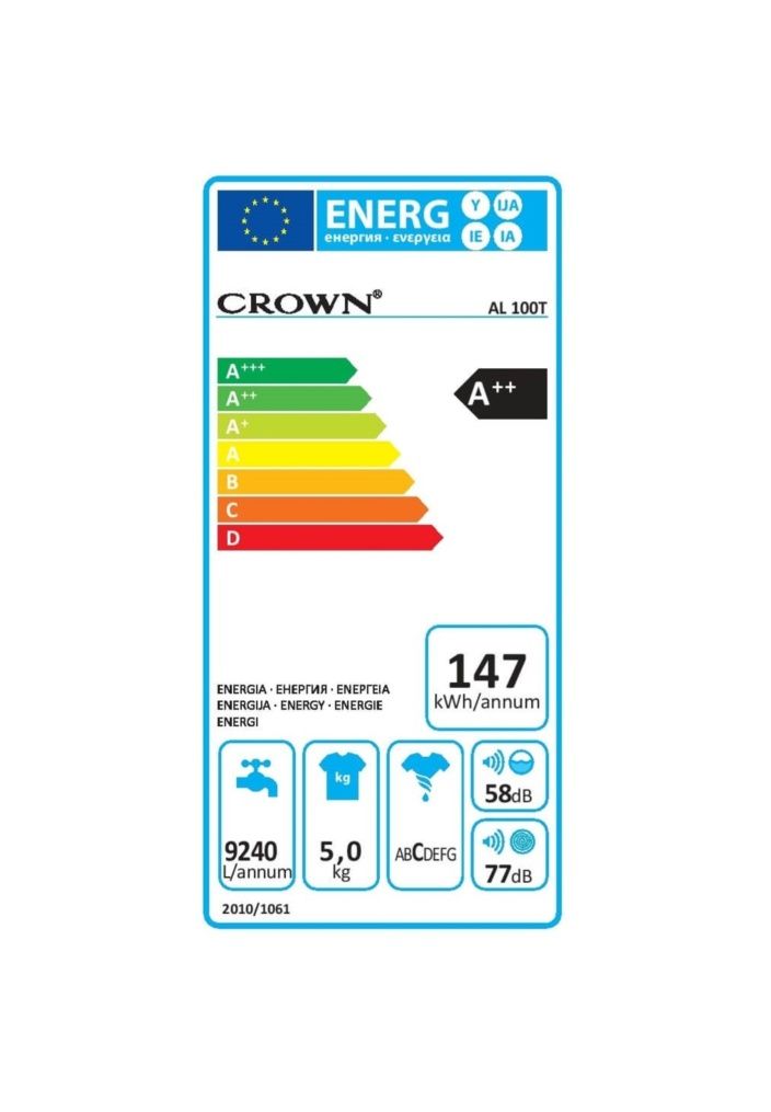 Пералня Crown AL 100T
