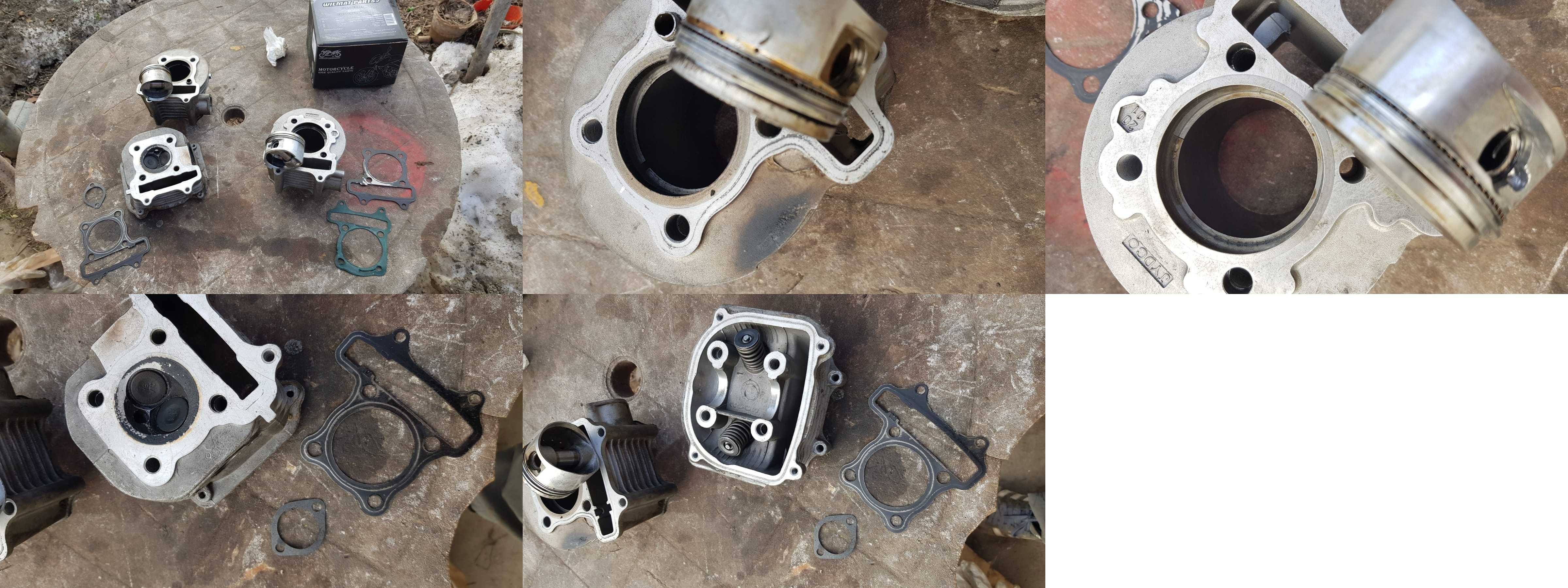 Motor de scuter Gy6 150 cc cu set și chiulasa noi