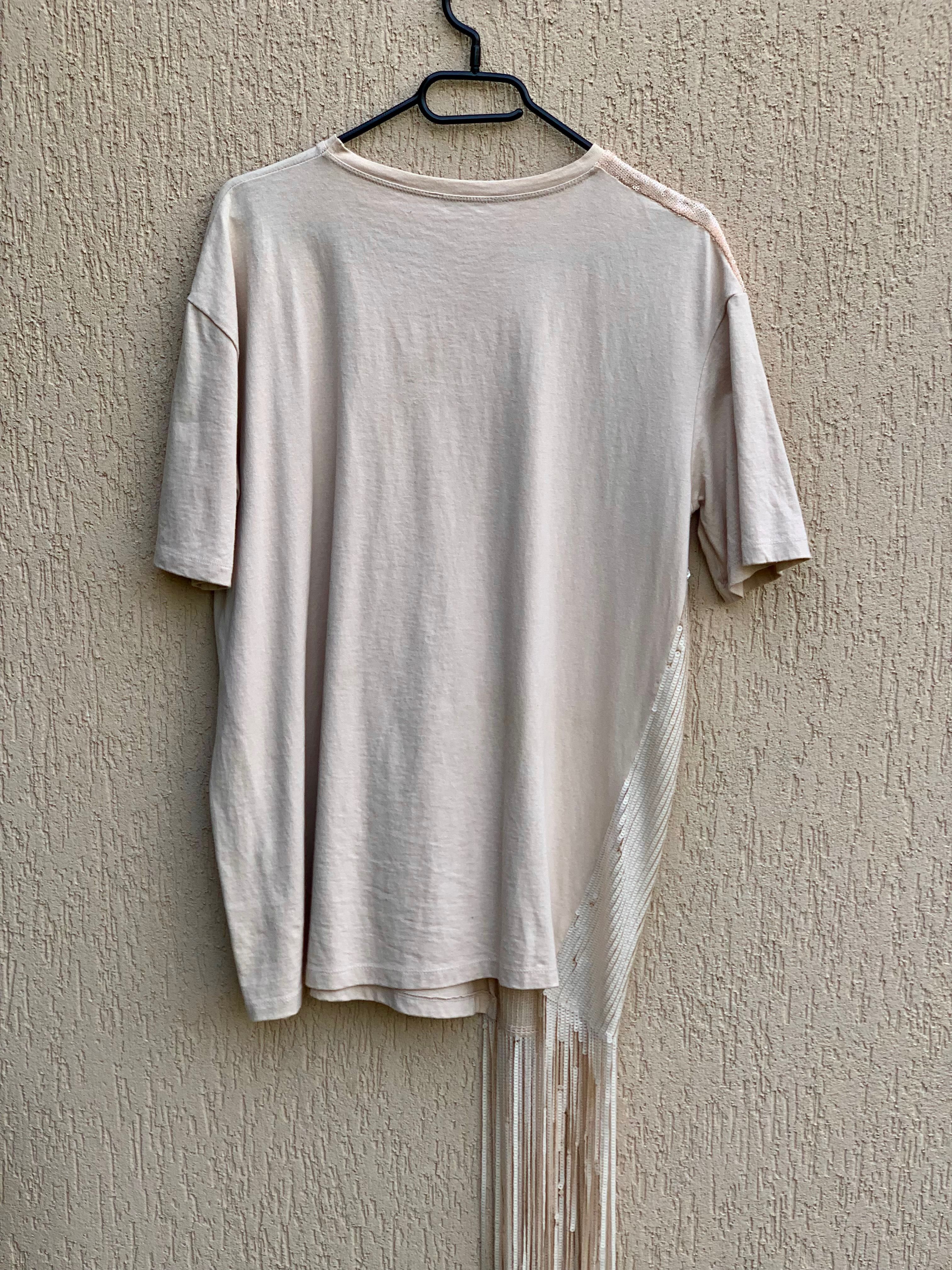 Tricou cu paiete Zara