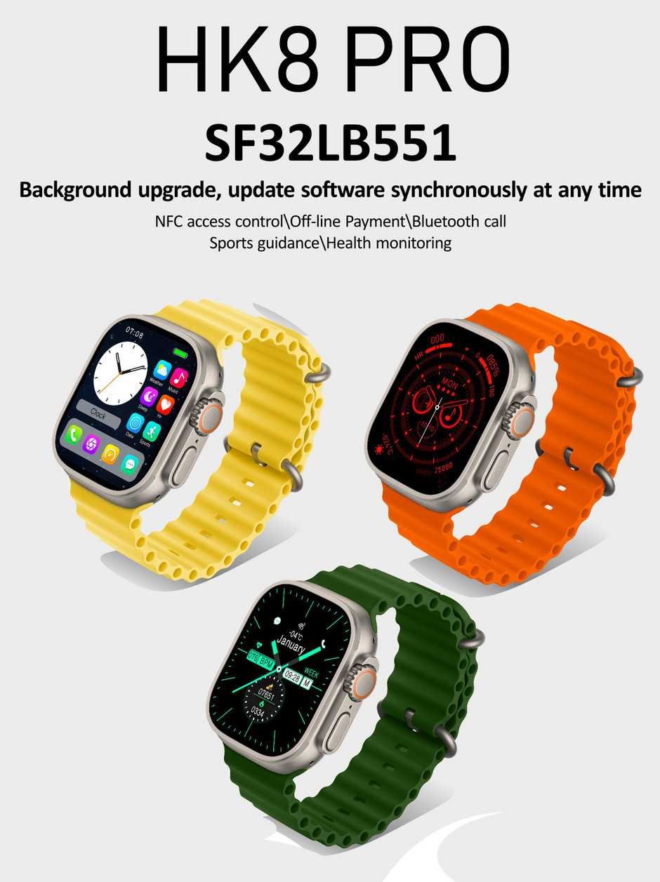 Нов смарт часовник Watch 8 Ultra с допълнителна верижка
