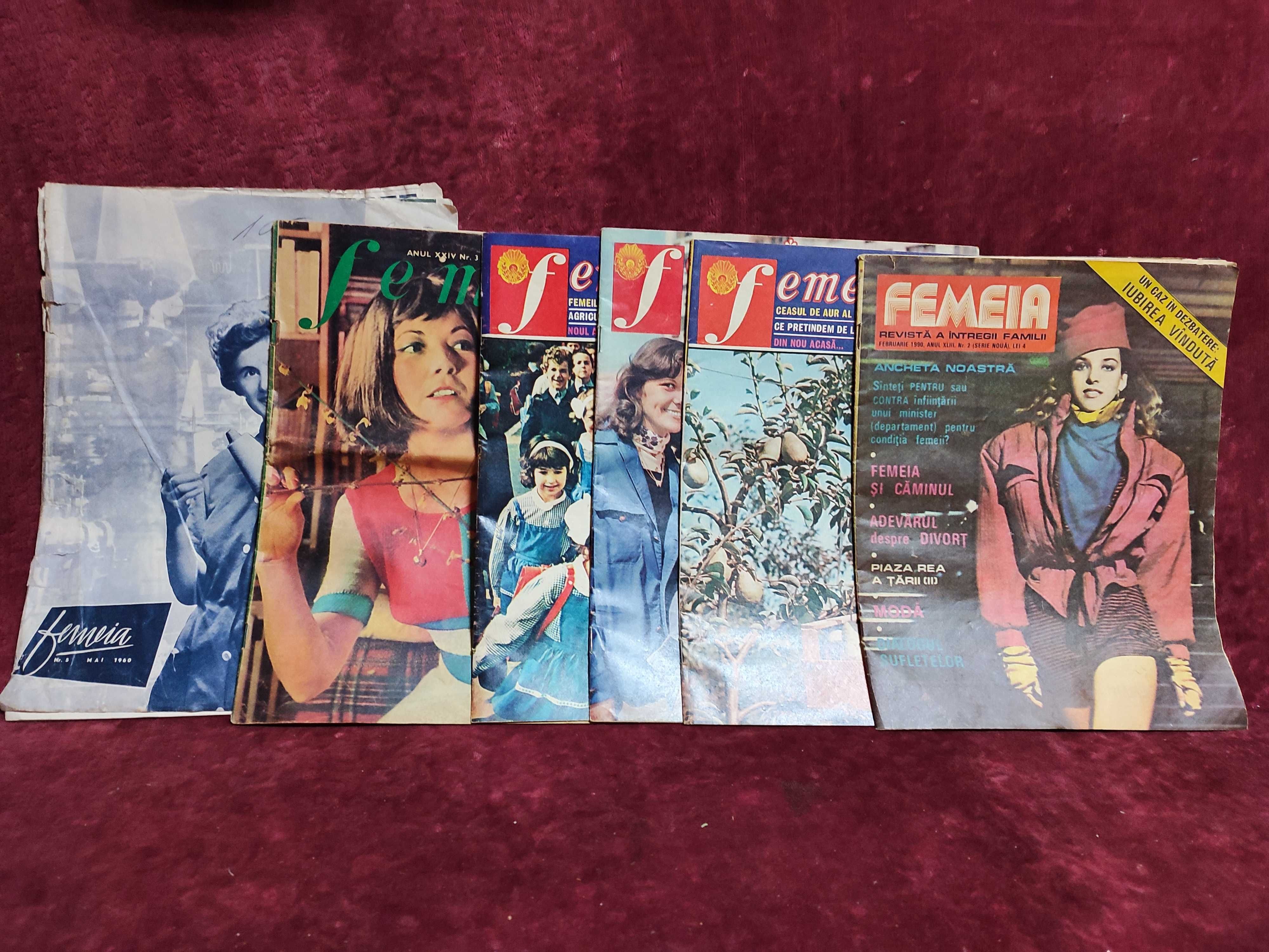 Reviste diferite, teme diferite, anii 50-60-70-80
