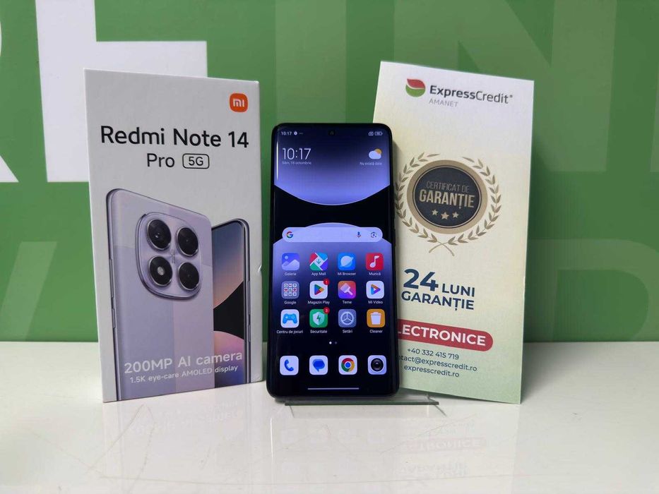 Xiaomi Redmi Note 14 Pro 5G (B.59700 Tatarasi) Garantie 2 ani