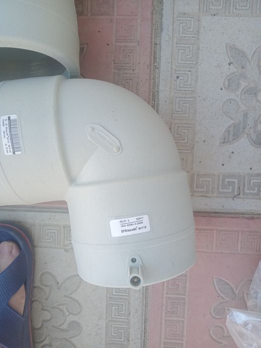 Электросварные муфта и отводы 110мм