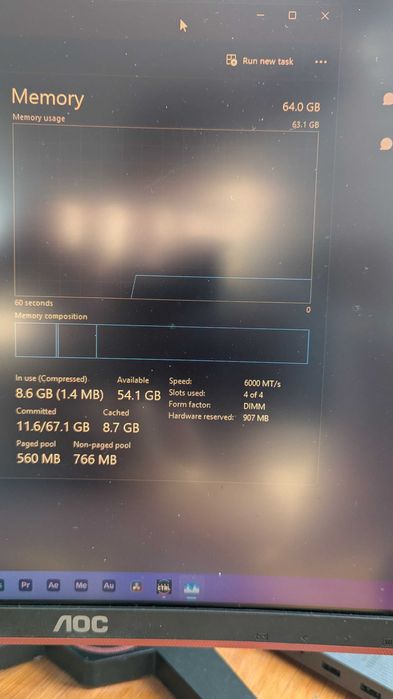 Kingston Fury Beast 64GB RAM ddr5 6000mhz
