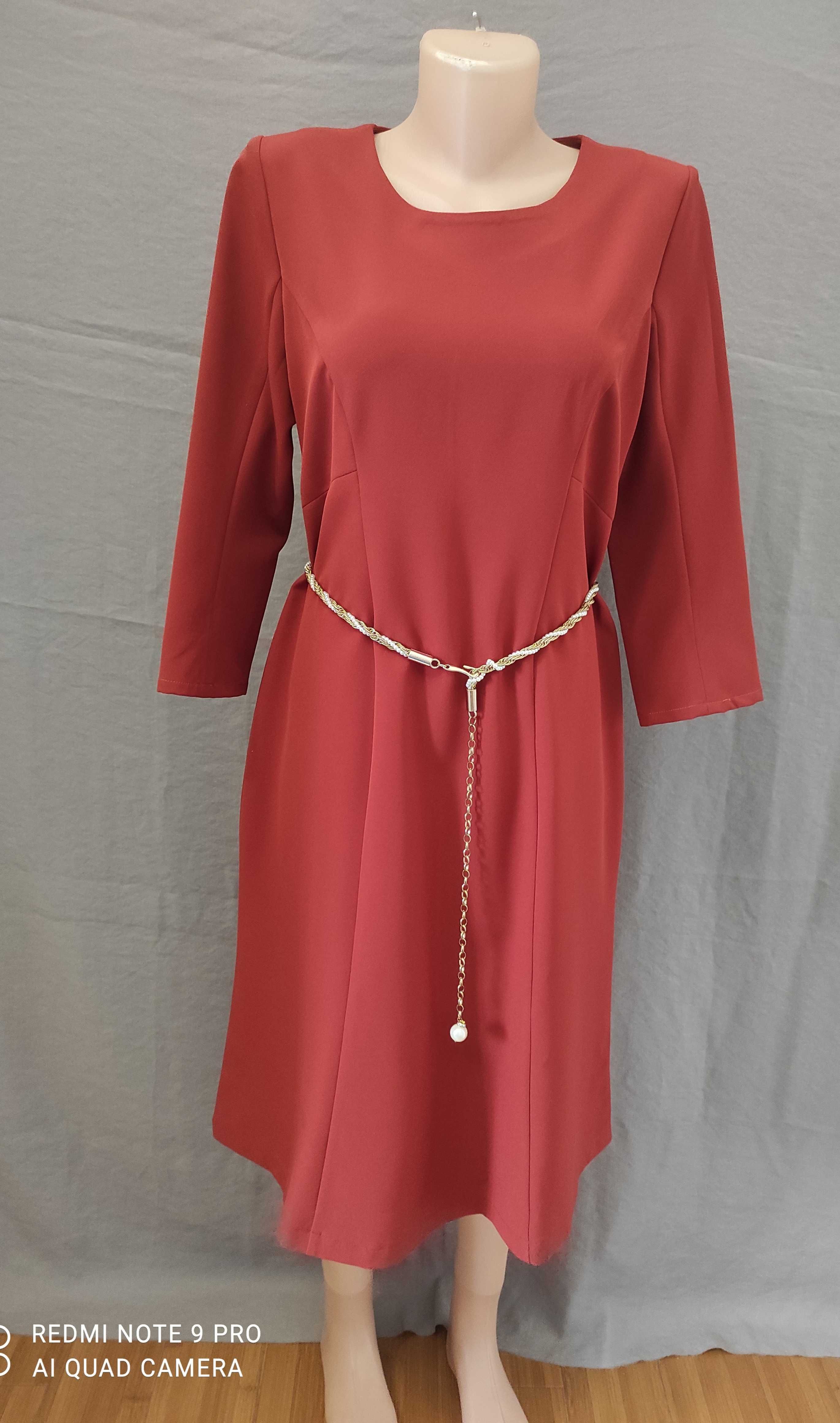Красное платье с Бурды