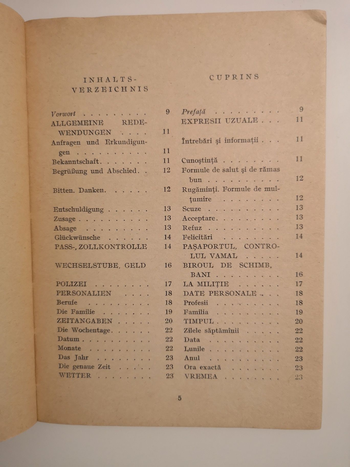 Dictionar de expresii German-Roman