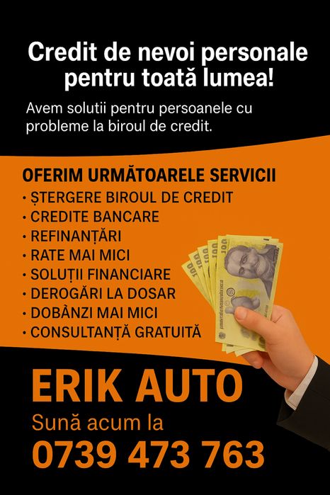 Credit de nevoi personale stergeri din biroul de credite broker