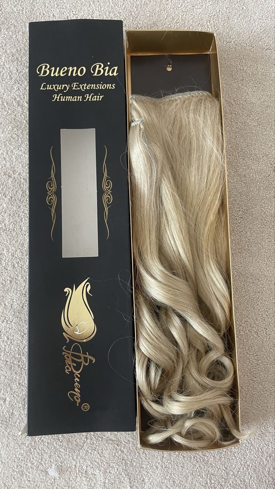 Extensii bueno bia blond perlat