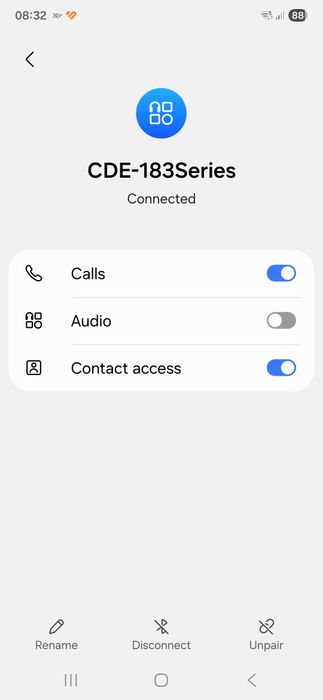 Player Alpine cde-183 Bluetooth usb,cd