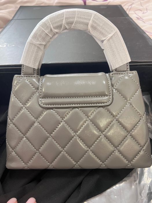Сива чанта chanel