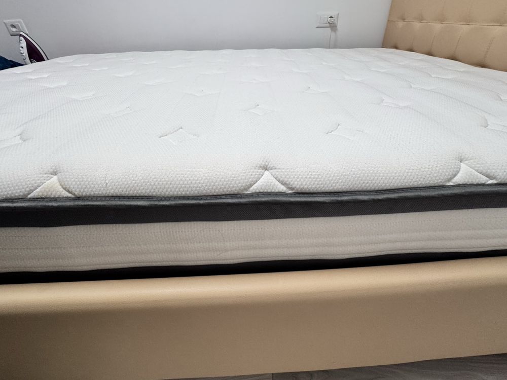 Saltea 160x200 cu memorie si arcuri pocket