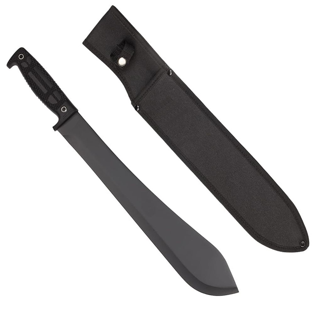 Maceta vanatoare IdeallStore®, Black Bite, 49 cm, negru, teaca inclusa