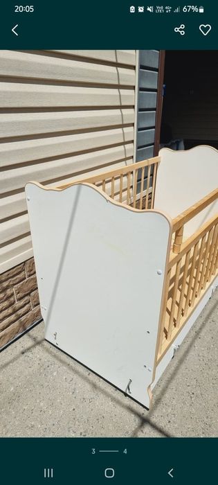 Детская  кровать качалка