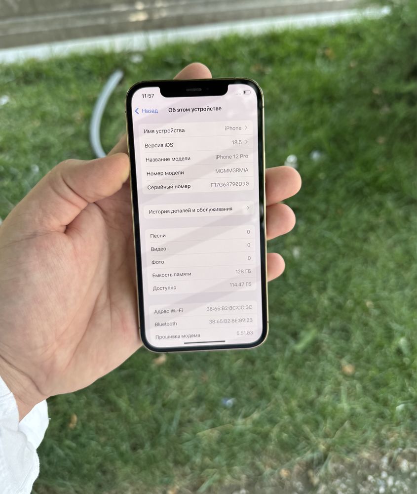 Iphone 12 Pro Ideal Gold usta kormagan 128 gb yomkst 77 radnoy ayb yoq