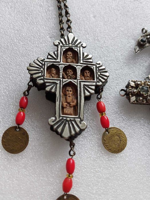 Rusia Argint 84 Panagia și două cruci