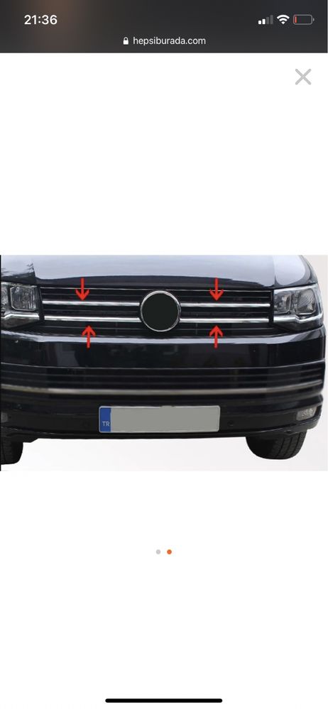 Ornament grila fata VW T6 2015->