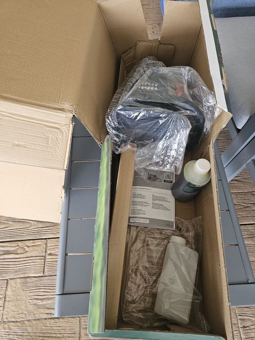 Drujba pe benzina Parkside lamă 44cm noua 3 ani garantie