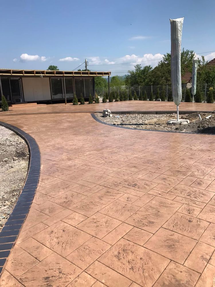 Beton amprentat Iasi Targu Frumos Podul Iloaiei - beton dezactivat