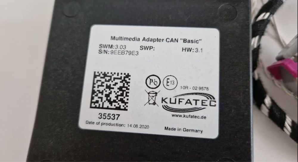 Adaptor Video Audi RNS-e Kufatec