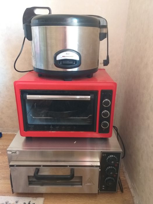 Рисоварка и пицца печь сатылат