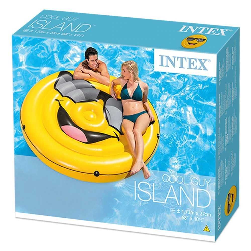 НОВ Надуваем дюшек Intex Cool Guy Island Надуваем остров