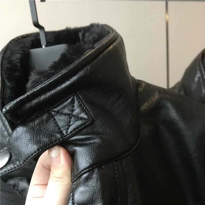 Мужская кожаная куртка бомбер Carrera Италия [M-3XL]