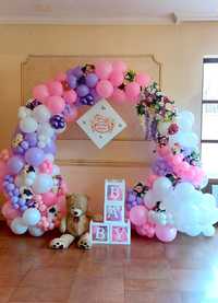 Arcade baloane și decoratiuni nunti, botezuri, onomastice