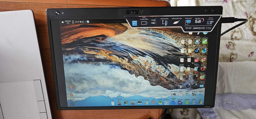 Monitor Asus MB166C ZenScreen, IPS, 15.6", 1920x1080, 5ms, USB, 60Hz