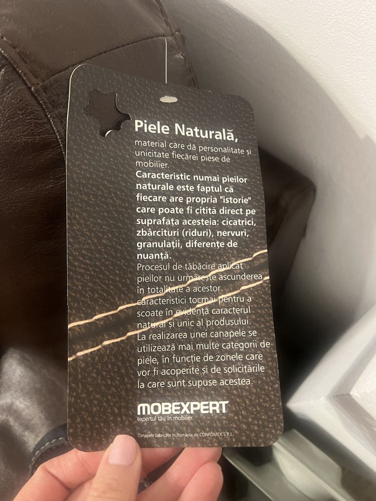canapea de piele mobexpert