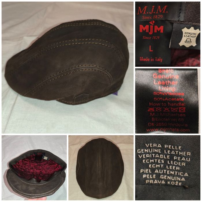ȘapȘapca basca Belfast MJM Danemark piele reglabila vânător pescar vân