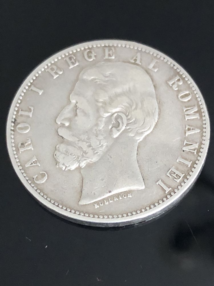 Monedă de argint - Carol I