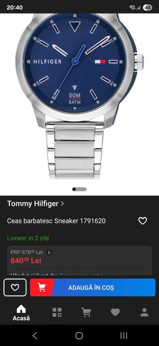 Vand ceas original Tommy Hilfinger