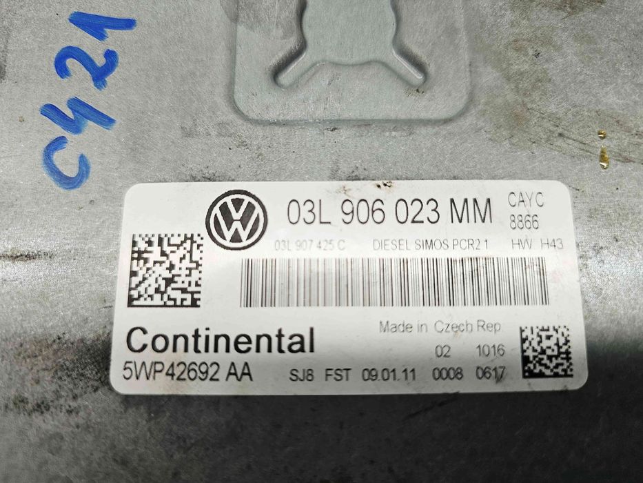 Calculator motor ECU Volkswagen Golf 6 (5K1) [Fabr 2009-2013] 03L90602