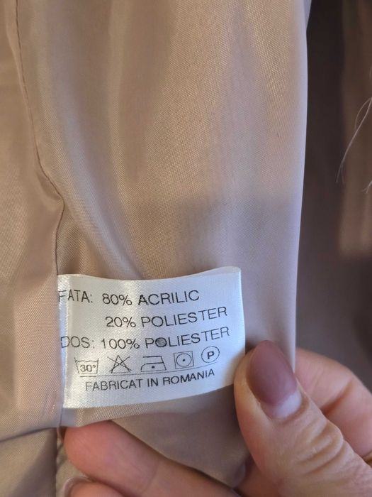 Vestă POEMA din blană ecologică