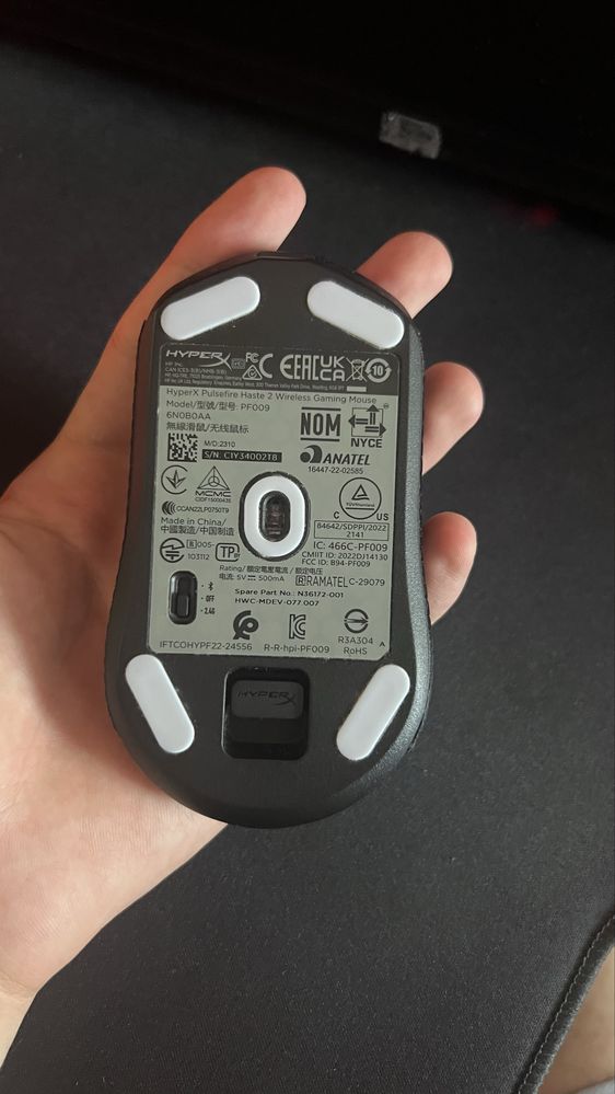 Mouse Gaming HyperX Pulsefire Haste 2 Wireless