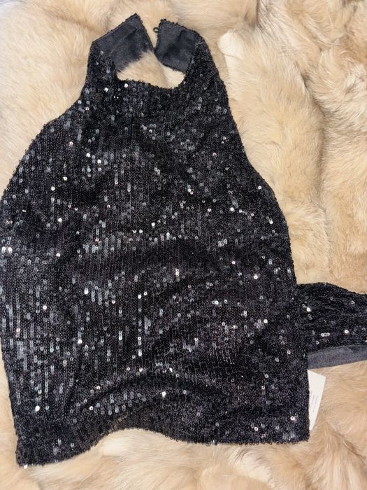 Ефектен дамски потник с пайети